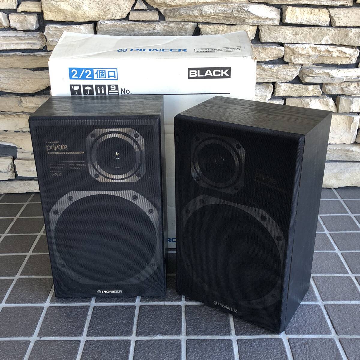 PIONEER S-X68 パイオニア スピーカー ペア 箱付き 25H 北2拍卖