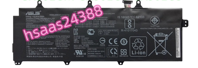 新品ASUS GX501 GX501GI GX501G GX501GM GX501GS バッテリーC41N1712 C41PKC5電池パック交換 内蔵battery 単品拍卖