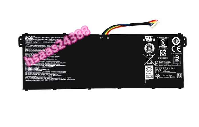 新品 ACER Aspire V3-111 E3-111 V3-371 Chromebook 13 AC14B8K バッテリー拍卖