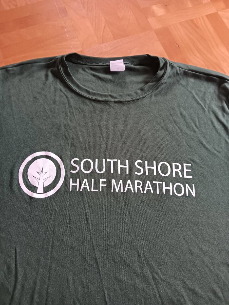 ★South Shore Half Marathon★長袖Tシャツ US:Mサイズ ダークグリーン 新品・未使用 拍卖