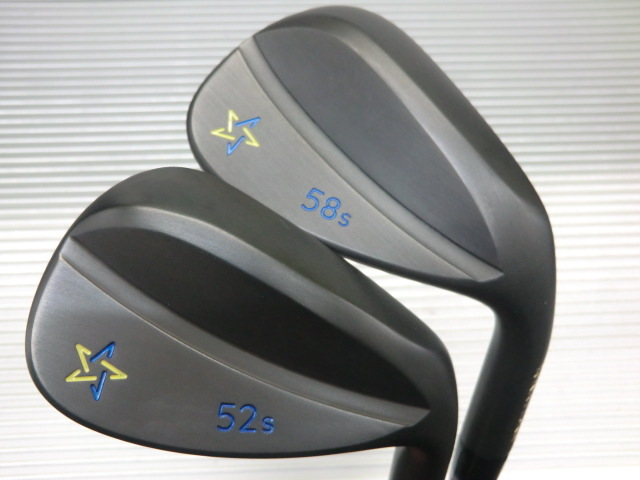 ■品薄■ちょい傷あり新品■まとめて2本■Premium■ARTISAN GOLF■WEDGE SERIES DBM■52°58°■ 拍卖