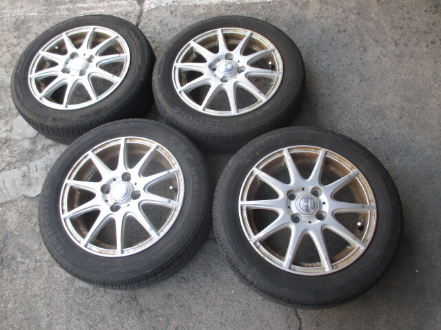 155/65R14 社外ホイール+タイヤ ワゴンR ムーヴ AZワゴン拍卖