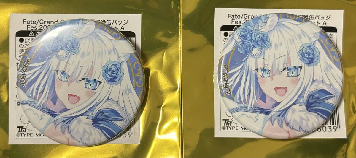Fate/Grand Order Fes. 2025 FGO fes フェス 2025 霊基召喚缶バッジ ニキチッチ 2個セット拍卖