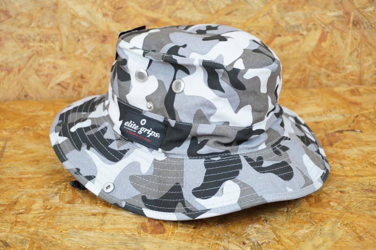 エリートグリップ☆アドベンチャーハット☆限定品☆HAT-002ADPRGR☆グレー☆フリーサイズ☆エリートアドベンチャーハット拍卖