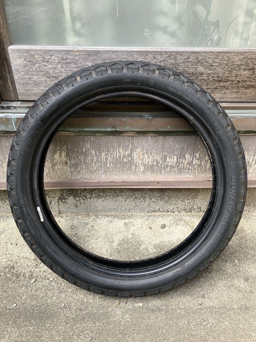 DUNLOP ダンロップ TT100 ロードマスター 4.10-19 4.10H19 メイドインフランス レア物拍卖