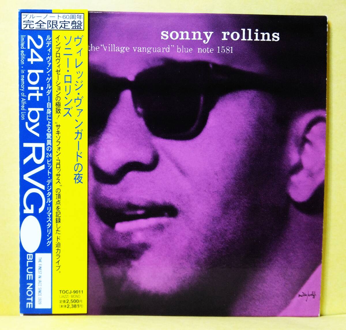 ♪即決/24bitbyRVG/ソニー・ロリンズ/ヴィレッジ・ヴァンガードの夜/TOCJ-9011・紙ジャケ仕様拍卖