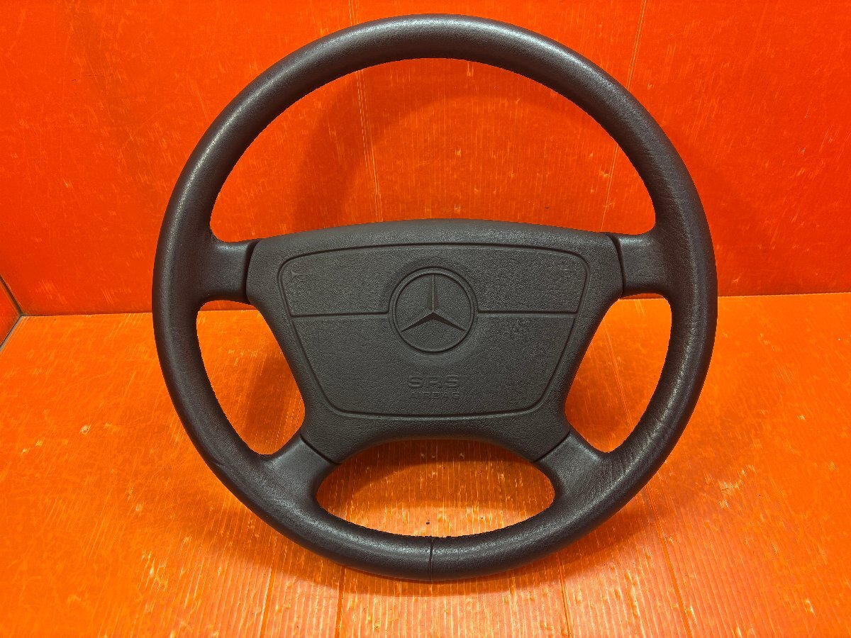 【H】 メルセデスベンツ W140 Sクラス 純正 レザーステアリング 革ハンドル S600 S500 600SEL BENZ拍卖