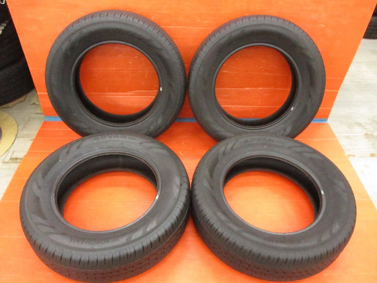 【O2】ADVAN V03 225/65R17 102H 40アルファード新車外し 2024年製 中古タイヤ4本セット LM NX ヴェルファイア RAV4 ハリアー CR-V CX-5拍卖
