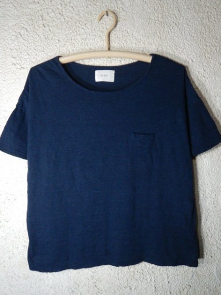 to7895 FIRST レディース 半袖 tシャツ ミニ胸ポケット デザイン 人気 送料格安拍卖