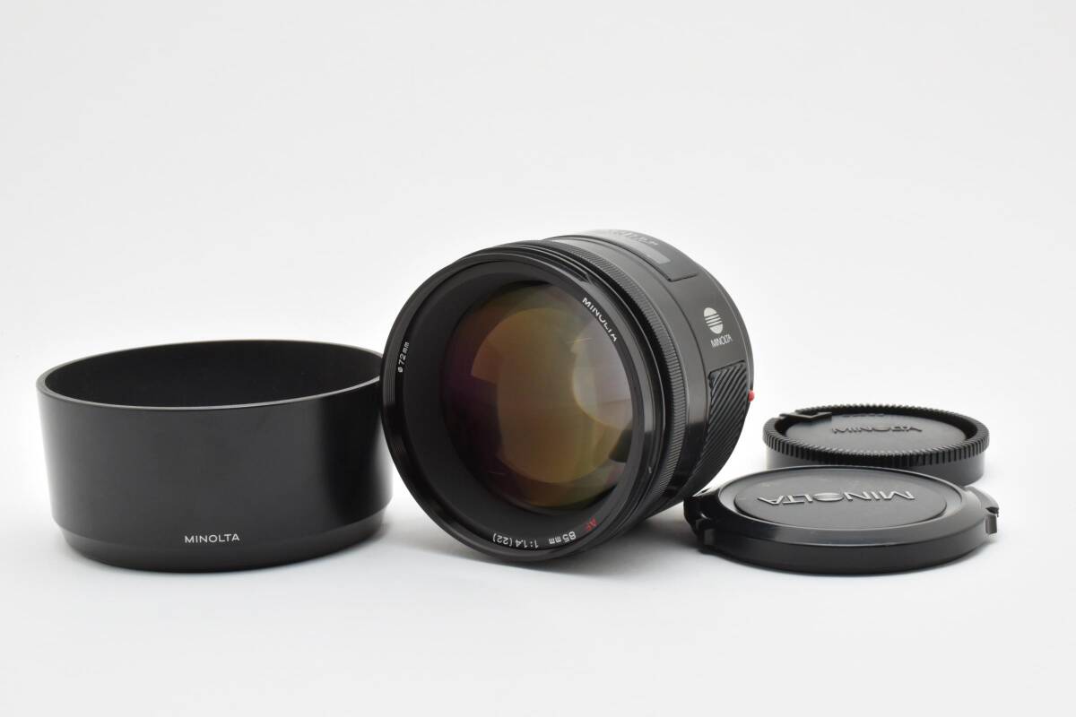 【並品】 MINOLTA ミノルタ AF 85mm F1.4 【動作確認済み】 #2553472拍卖