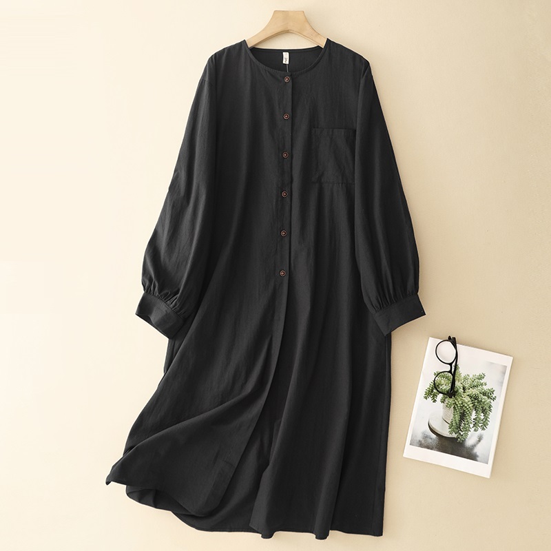 新入荷~上質 長袖 ワンピース 着やせ レディース 大人 マキシ丈ワンピース 体型カバー フレア Aライン ロングワンピース拍卖