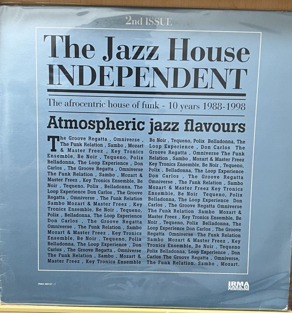(2LP) Various / The Jazz House Independent (2nd Issue) イタロハウス拍卖