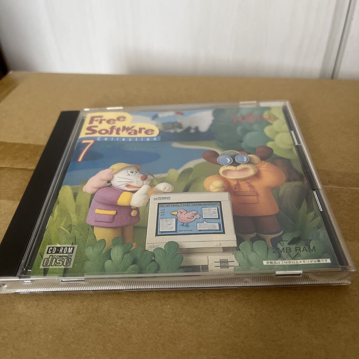 起動確認済み FMタウンズ/CD-ROM フリコレ 7 FM TOWNS Free Software Collection7 富士通 フリーソフトウェアコレクション FMTOWNS FMT拍卖