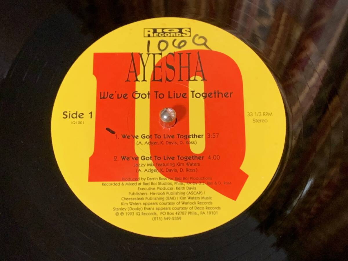 AYESHA ♪WE'VE GOT TO LIVE TOGETHER US オリジナル拍卖