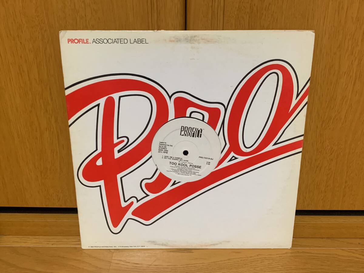 TOO KOOL POSSE ♪GIVE EM' A SAMPLE US オリジナル 拍卖