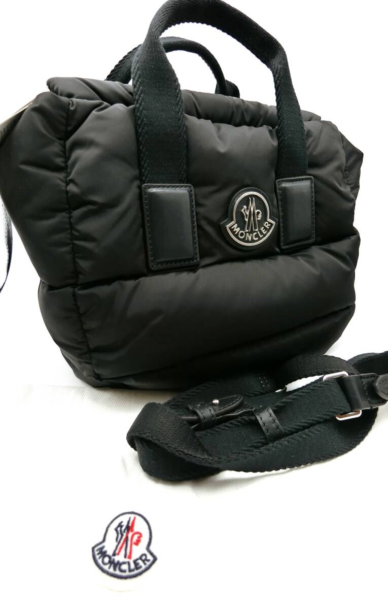 ★期間限定割引★【新品 未使用】MONCLER モンクレール MINI CARADOC トート ショルダー ハンド バッグ 撥水 ナイロン ロゴ クロスボディ拍卖