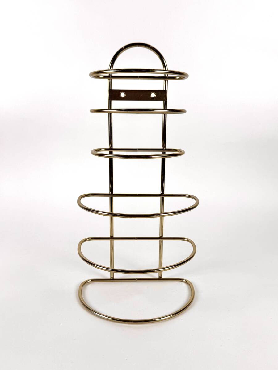 新品 未使用★タオルホルダー ゴールド スチールワイヤー タオルラック タオル収納 壁掛け 置き型 バスルーム トイレ キッチン インテリア拍卖