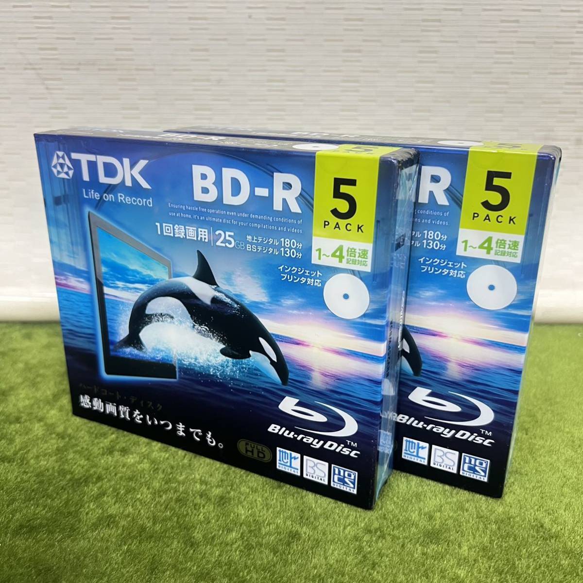 ★☆新品未開封品/TDK Blu-ray Disc BD-R/5パック 2点セット 1〜4倍速記録対応拍卖