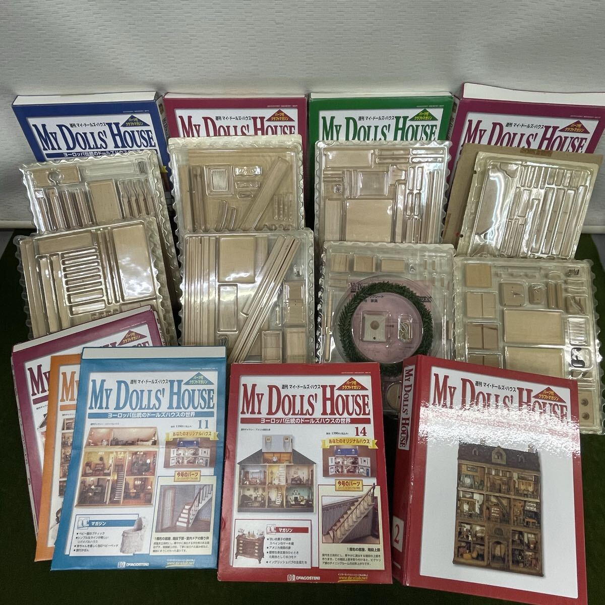 【DE3】★☆現状渡し DeAGOSTINI/ディアゴスティーニ クラフトマガジン マイドールズハウス 抜け有り/パーツ欠品有り ジャンク扱い拍卖