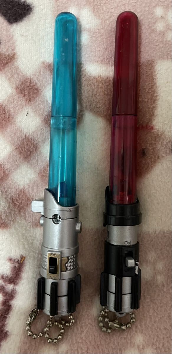 スターウォーズ ライトセーバー キーホルダー 2種セット拍卖