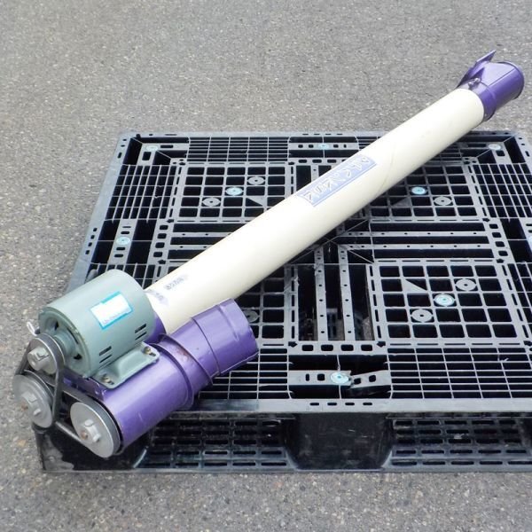 【新潟】ケーエス製販 タテハン KSK 穀物搬送機 1.7m 200V 発送可 中古 ハイコン タテコン 乾燥機 穀物 搬送機 コンベア 1700mm 170cm KS拍卖