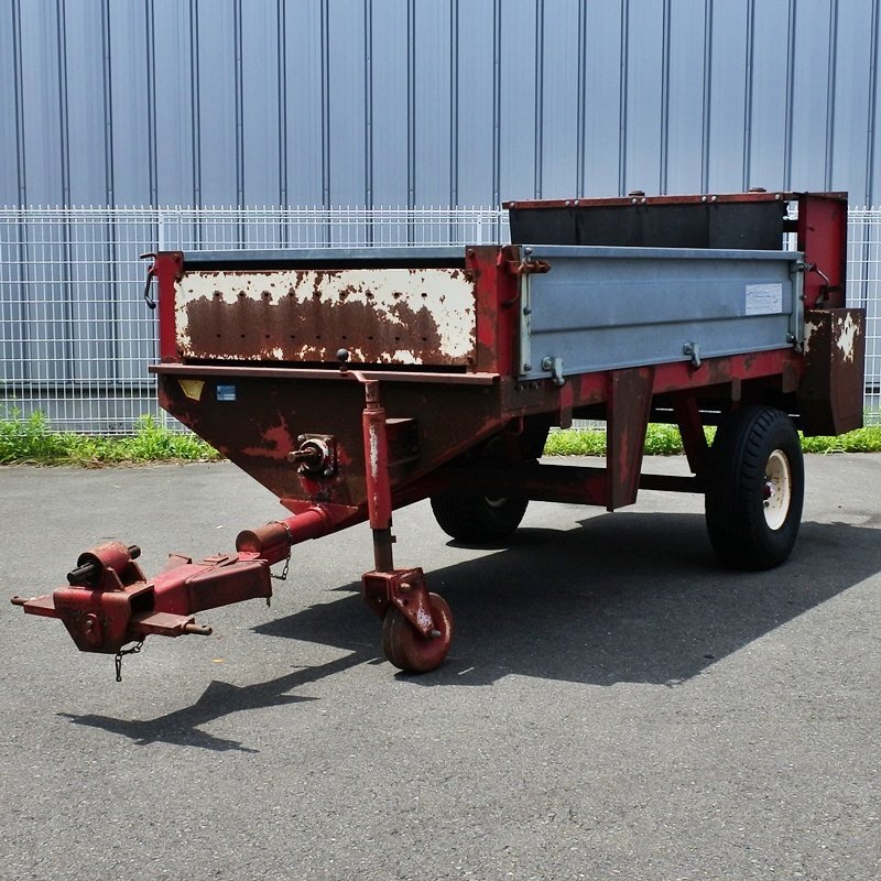 【宮城】立山製作所 マニアスプレッダ M100S 縦型ビータ 最大積載量1000㎏ スプレッダー 2点リンク 肥料 堆肥 散布 拡散 牽引 中古 東北拍卖