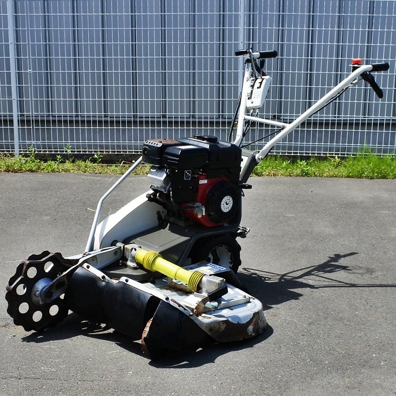 【宮城】オーレック ロータリモーア 歩行型 WM736A 6.3馬力 刈高調整 後進 ウィングモア 草刈 畦 草刈機 発送可 中古 東北 倉庫保管拍卖