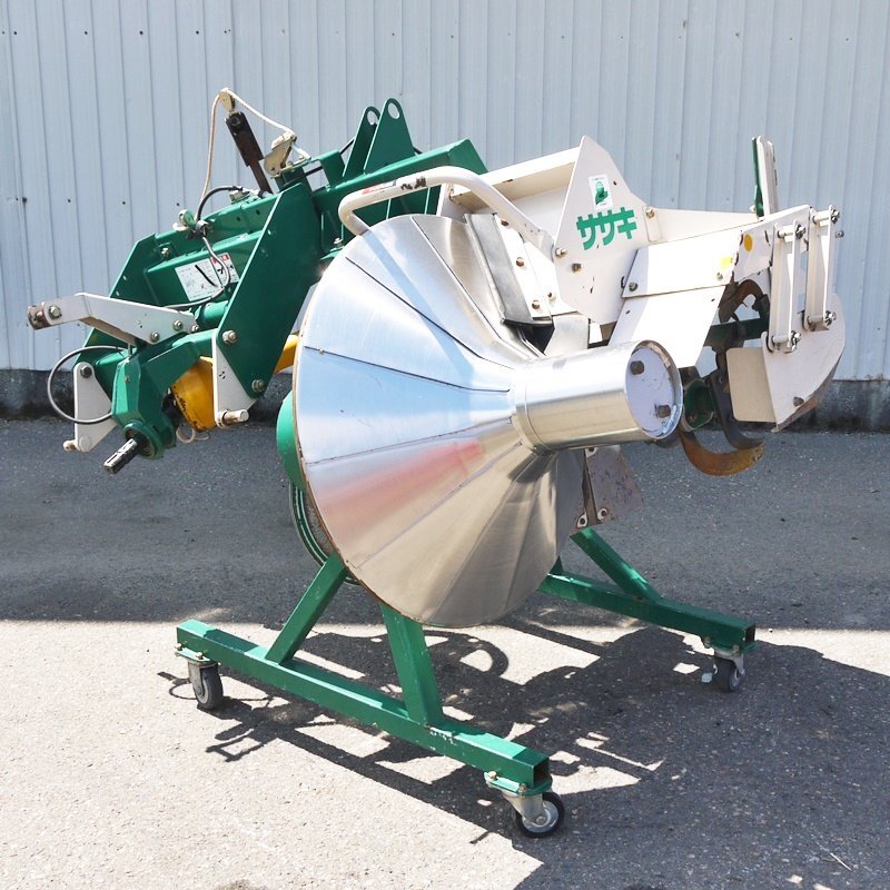 【新潟】ササキ リバース あぜぬり機 WR302E 手動 カドヌール あぜ塗り 畦塗 黒塗り 角塗 反転 畔 トラクター パーツ 作業機 中古 倉庫保管拍卖
