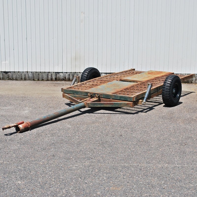 【新潟】木宮農機 コンバイントレーラー 中古 コンバイン 運搬 トレーラー 牽引 トラクター アタッチメント コンバインカー キミヤ式 1拍卖