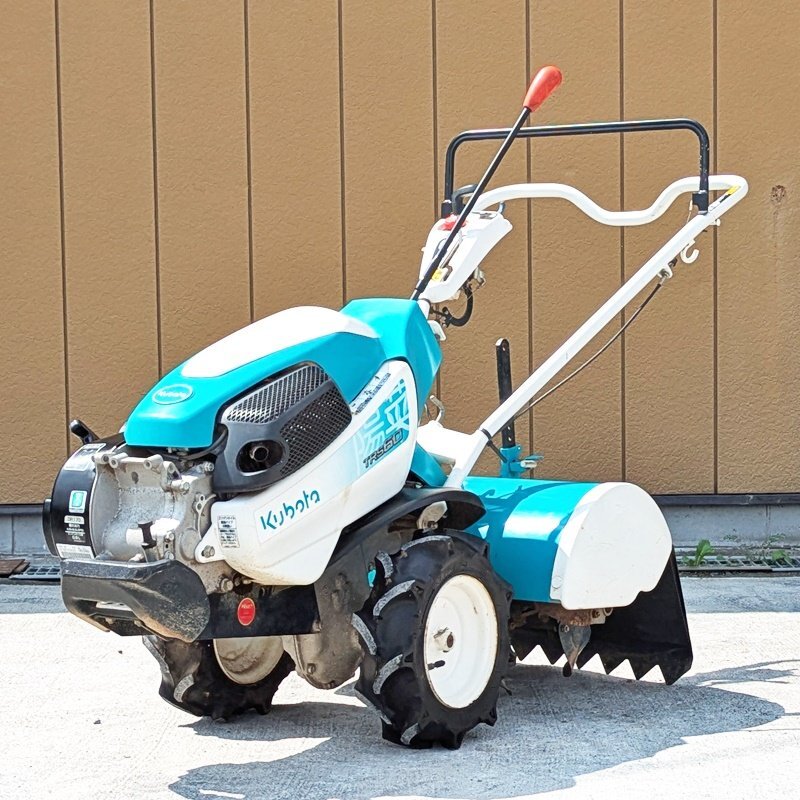 【栃木】クボタ 管理機 TRS60 陽菜 作業幅約550㎜ 6.2馬力 正転/逆転 けいかるスタート 耕うん機 耕運 耕転 家庭菜園 ガソリン 倉庫 中古拍卖