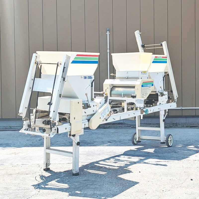 【栃木】スズテック うすまき全自動播種機 THK-2005B 単相 100V 播種機 種まき機 播種 床土 土入れ 覆土 灌水 育苗 種まき 倉庫 中古拍卖