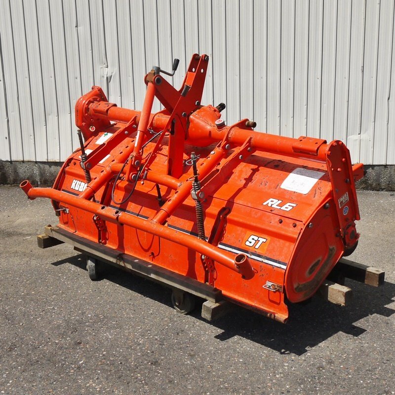 【新潟】クボタ ロータリー RL6 フラップカバー付き 作業幅 160cm ロータリ 耕うん 耕運 耕耘 トラクター アタッチメント 中古 倉庫保管拍卖
