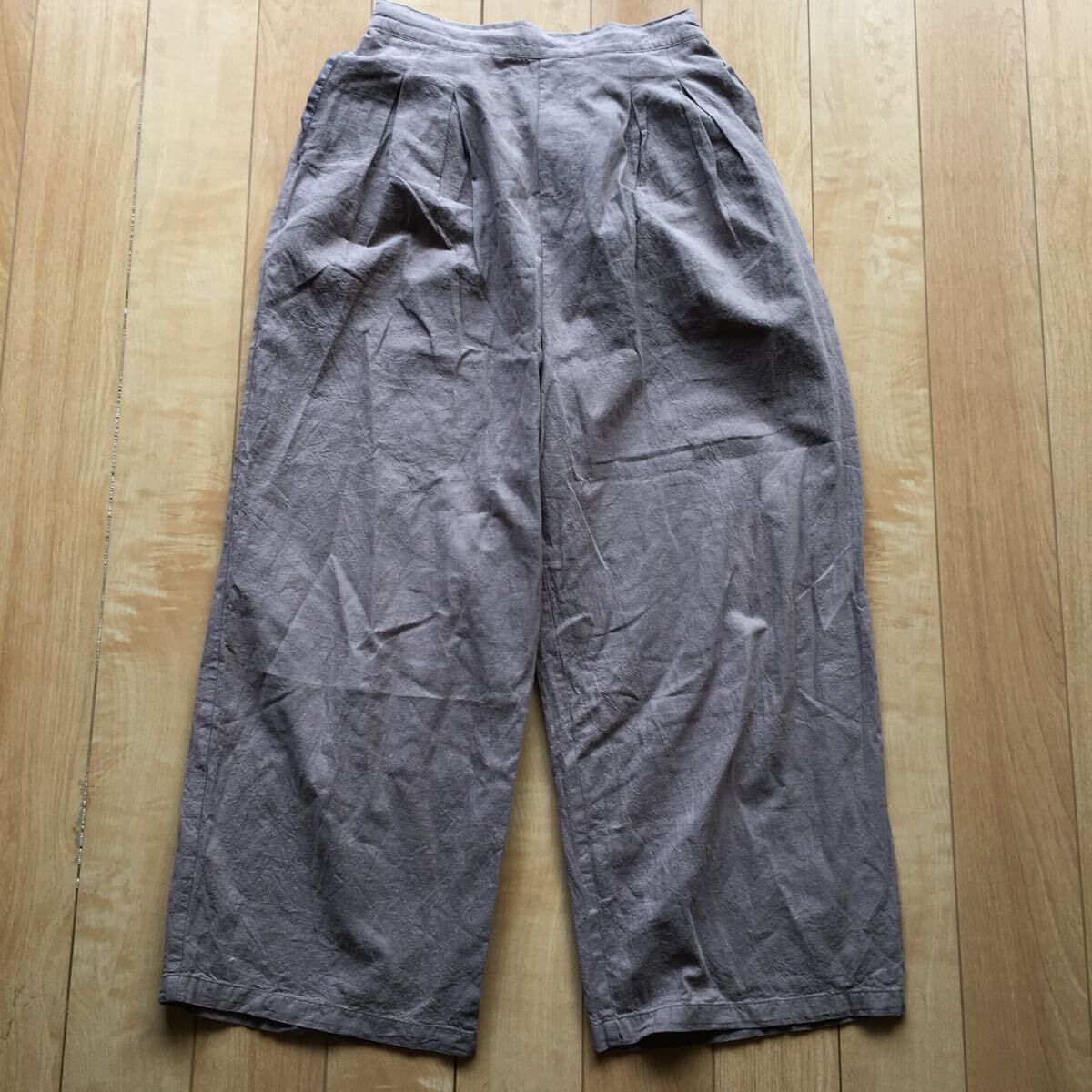 サマンサモスモス ガウチョパンツ 241-1-68 レディース F ライトブラウン SM2 コットン拍卖