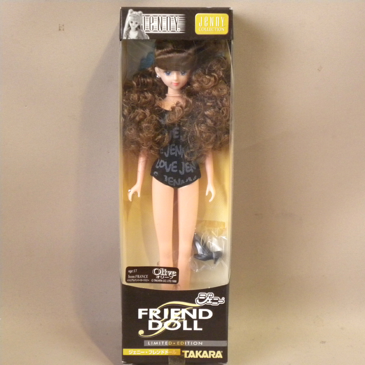 【未使用 新品】当時物 タカラ ジェニー フレンドドール オリーブ ( 古い 昔の ビンテージ レトロ 黒箱 茶箱 Takara Jenny Doll )拍卖