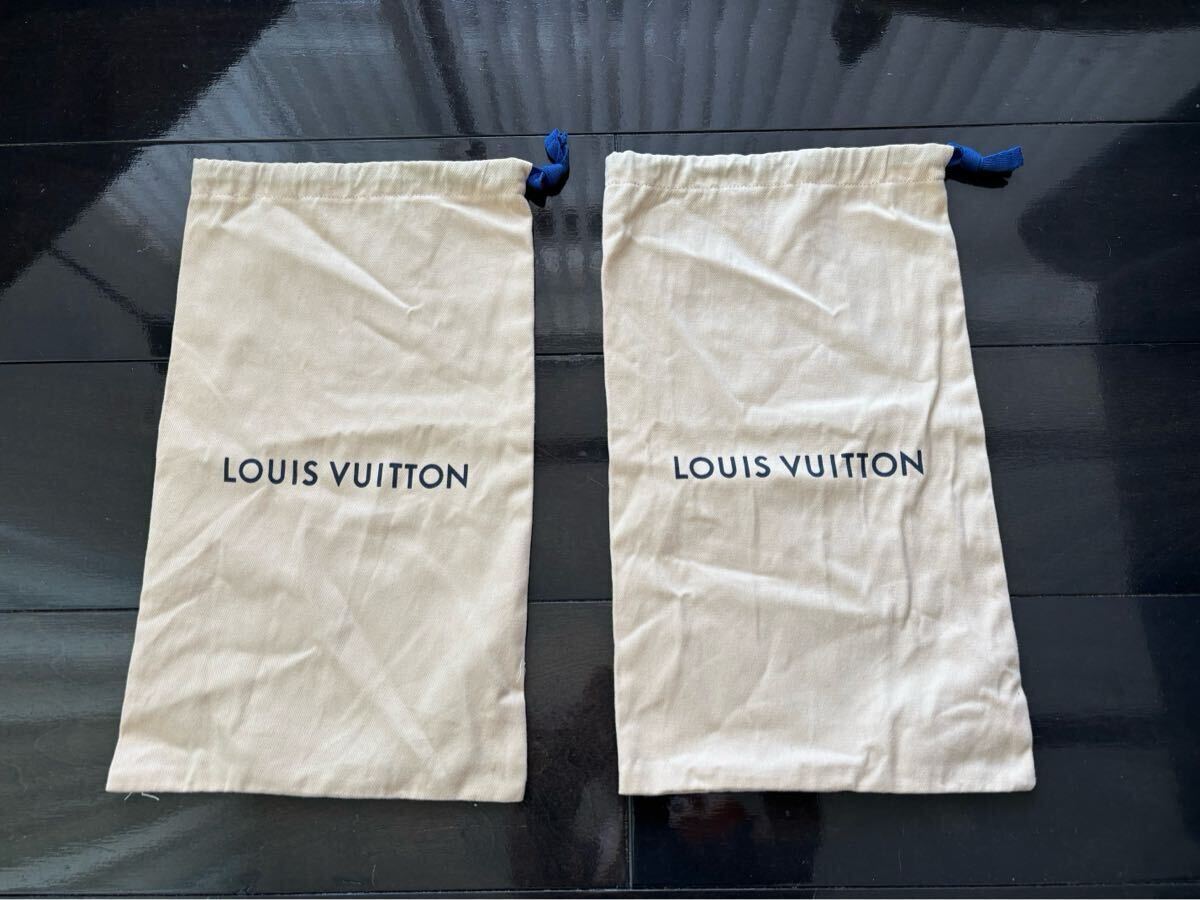 極美品 ルイ・ヴィトン LOUIS VUITTON 純正保管袋3種・純正シューレース 替え靴紐2種セット拍卖