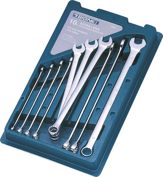 シグネット SIGNET 超ロングコンビネーションレンチセット 10本組 #30554 (ミリサイズ)拍卖