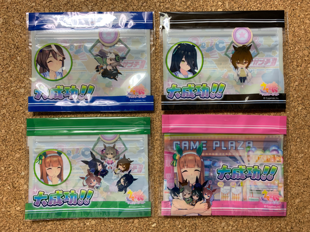 【ウマ娘 グッズ 84】ジッパーバッグ セブンイレブン 2022年 Umamusume Pretty Derby テイオー カフェ スズカ拍卖