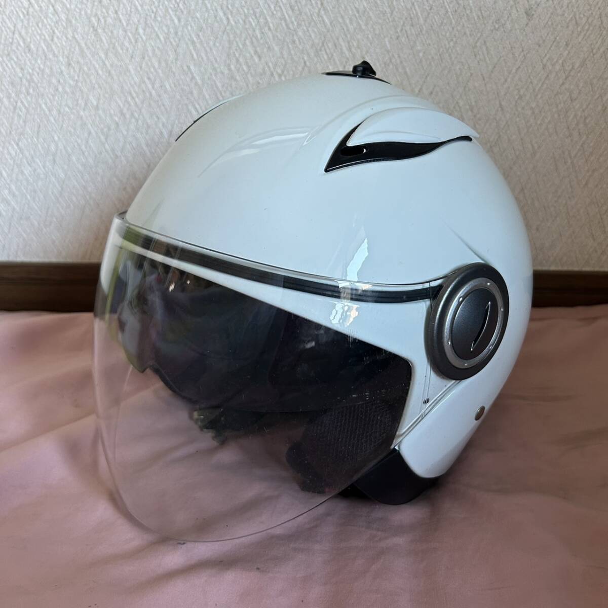 123 NS サリー バイク用 ジェットヘルメット A-240 Mサイズ 57-58センチ 拍卖