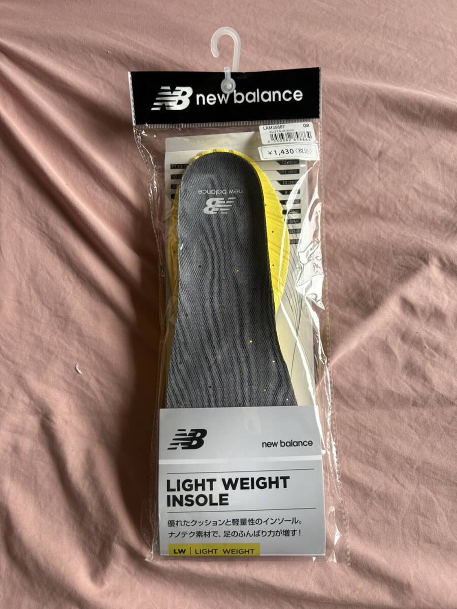 New Balance ニューバランス LIGHT WEIGHT INSOLE ライトウエイトインソール 両足組 XL 27.5-28.5cm 拍卖