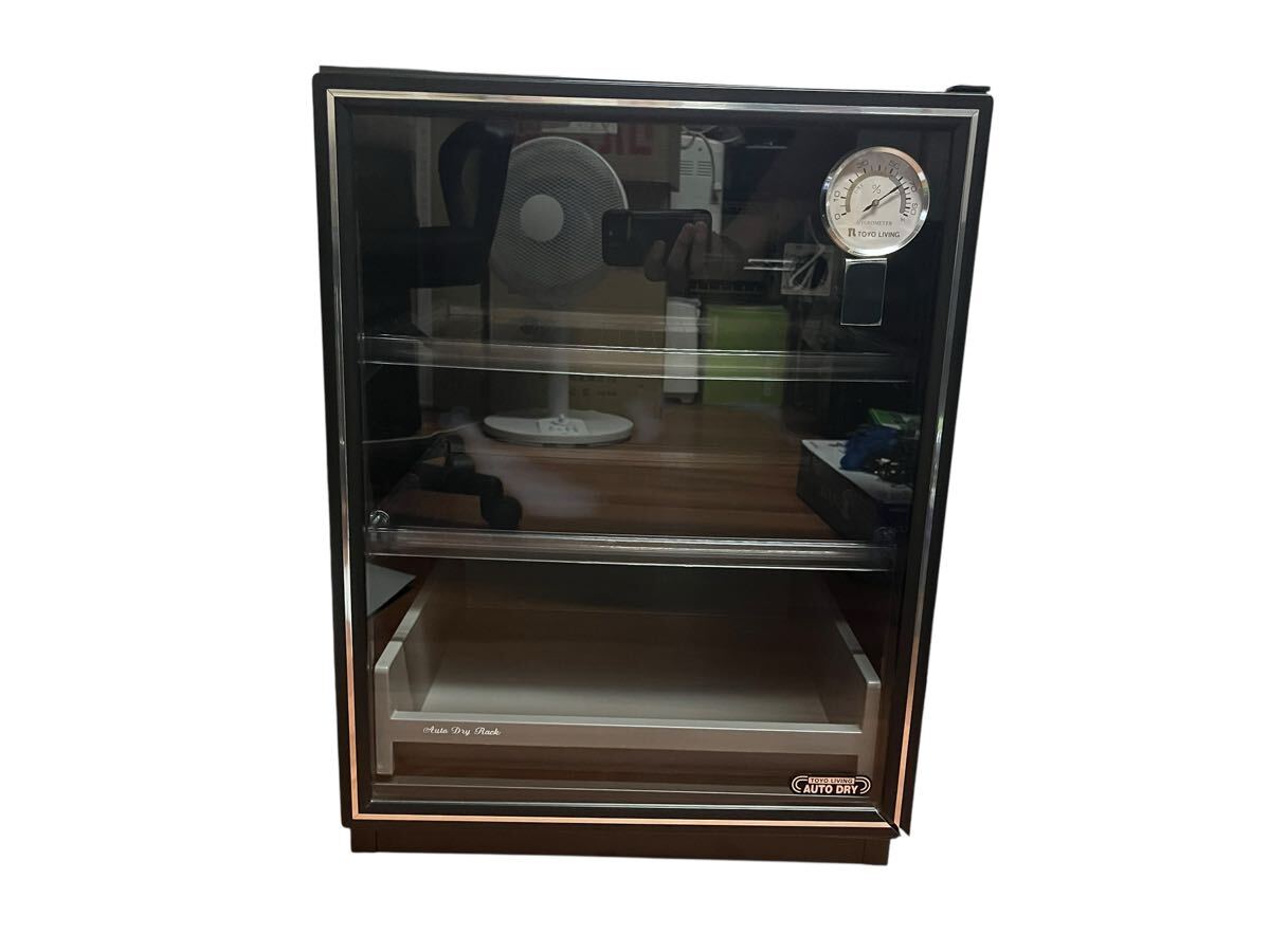 美品 稼働品 東洋リビング ED-81S型 防湿庫 オートドライ TOYO LIVING 防湿保管庫 動作確認済 拍卖