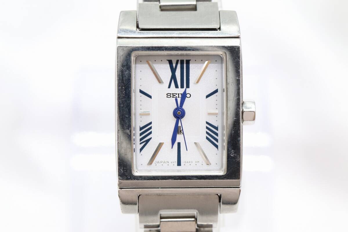 【W261-158】★難あり★一応動作品 SEIKO LUKIA セイコー ルキア ソーラー 腕時計 V117-0AF0 レディース【送料全国一律185円】拍卖