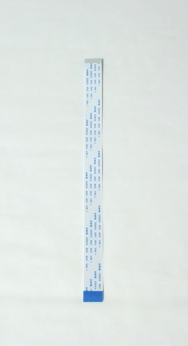 フレキシブルフラットケーブル1mmピッチ14ピン長さ20cm接続面反対2本セット(FFC、新品)拍卖