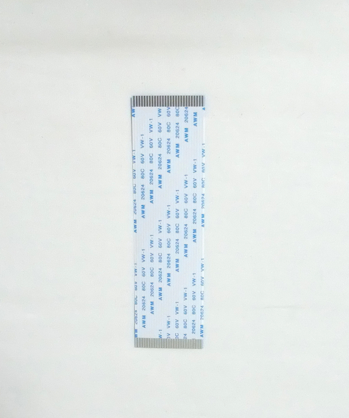 フレキシブルフラットケーブル1mmピッチ27ピン長さ10cm接続面同じ2本セット(FFC、新品)拍卖