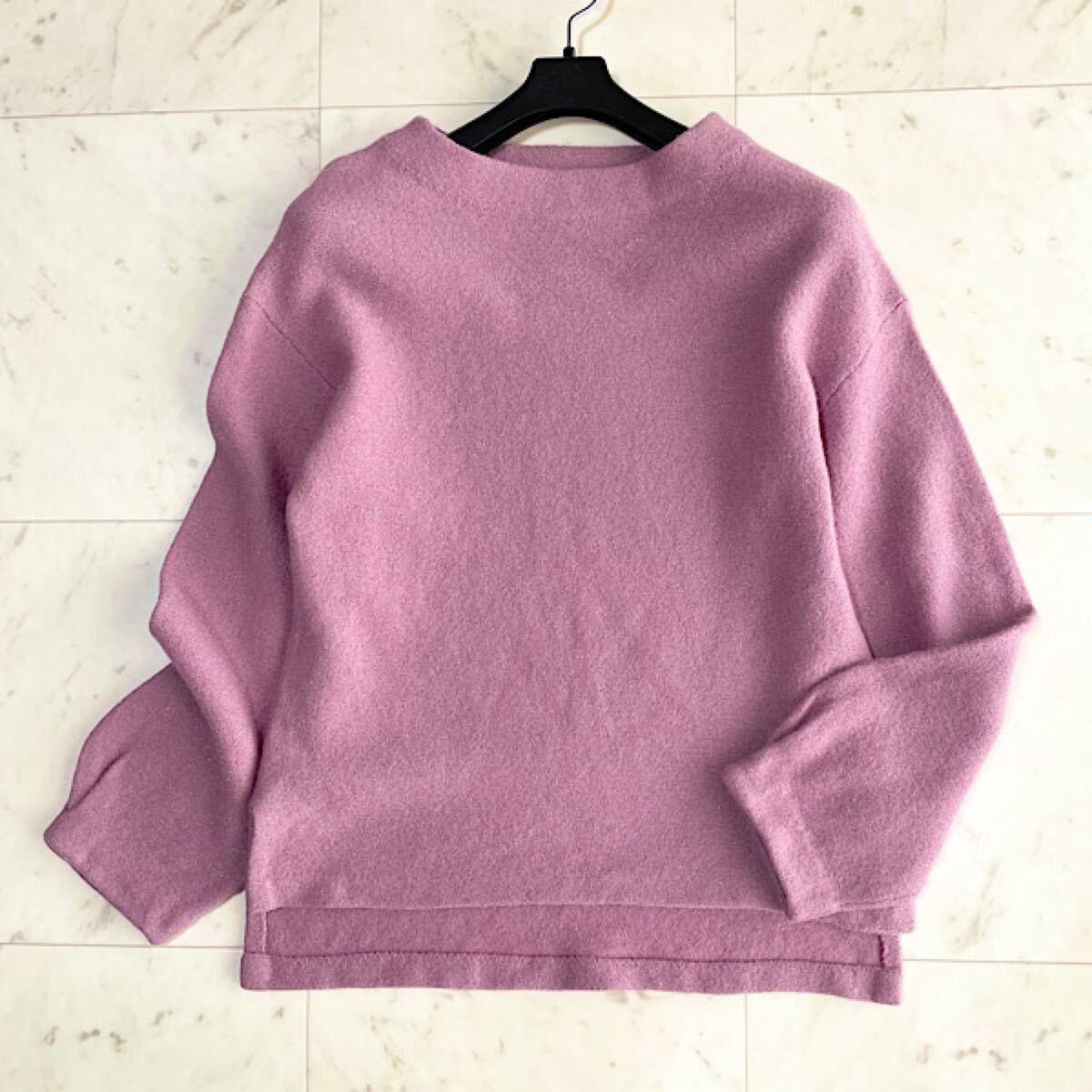 UNTITLED アンタイトル ニット セーター ピンク パープル 2 ②拍卖