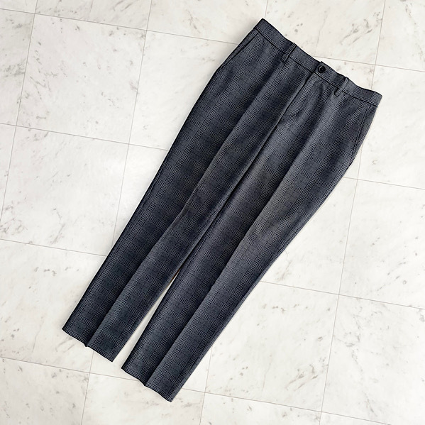 美品 PLST プラステ パンツ 黒 ブラック グレー S 835拍卖