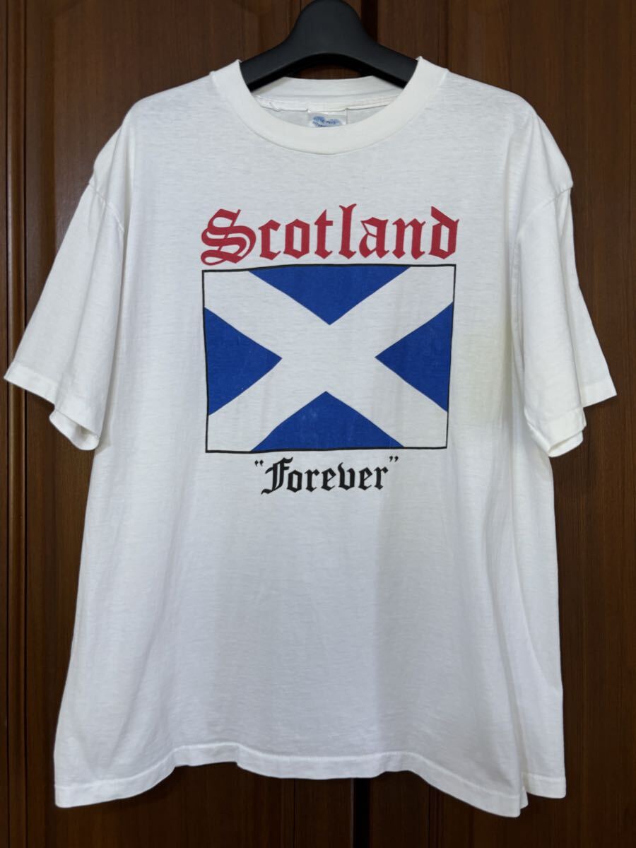 SCOTLAND Tシャツ シングルステッチ アメリカ製 XL拍卖
