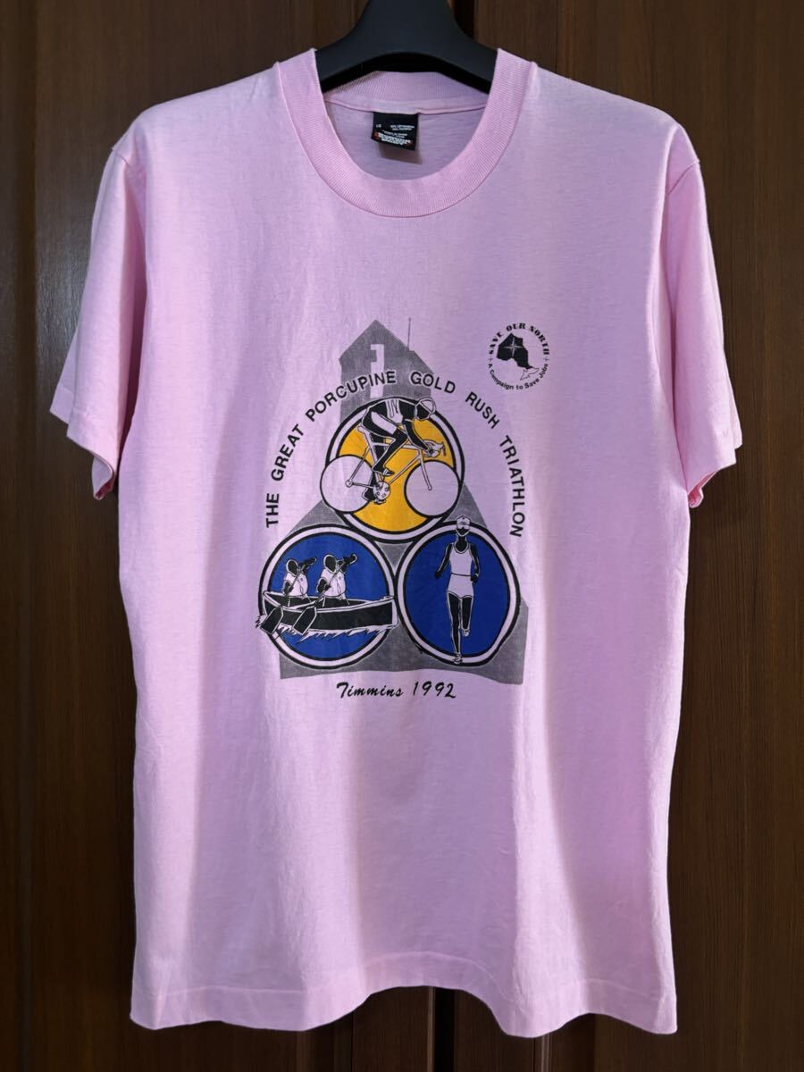 トライアスロン 1992 Tシャツ スクリーンスターズ シングルステッチ カナダ製拍卖