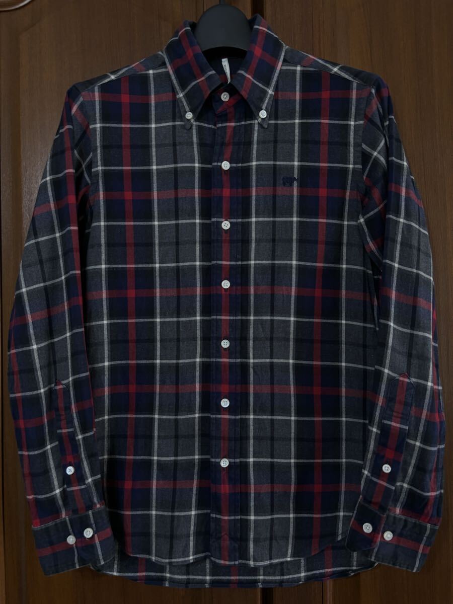 SCYE BASICS サイベーシックス ボタンダウンシャツ サイズ38拍卖