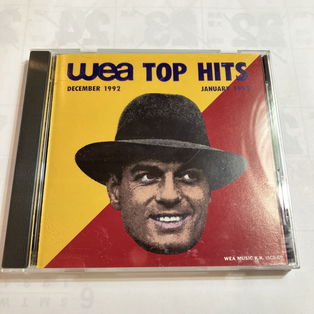 CD WEA TOP HITS DECEMBER 1992 .JANUARY 1993 美品 拍卖