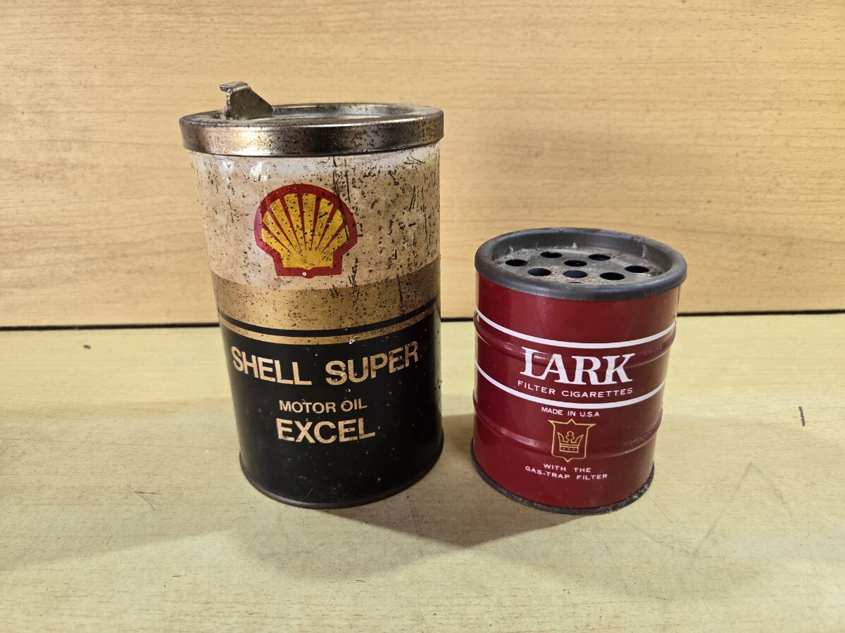 シェル ラーク 灰皿 レトロ 当時物 2個セット拍卖